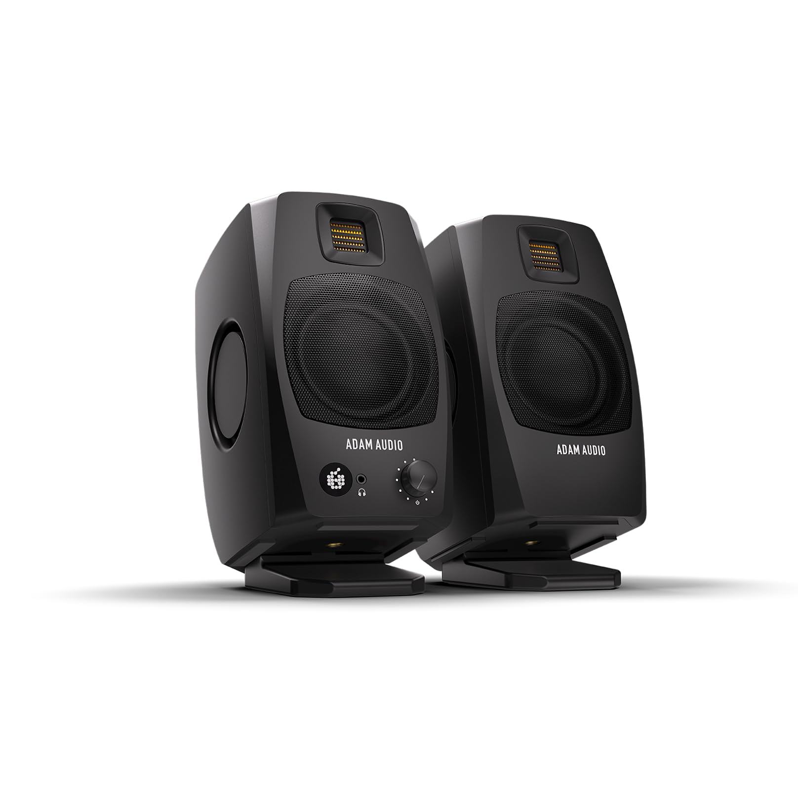 ADAM Audio D3V Active Desktop Studio Monitor Speakers - Black | USB-C, D-ART Twe