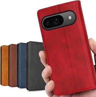 Google Pixel 9 Case Notebook Type Universal Pixel 9 Pro Shockproof Case Notebook docomo au SIM Free Softbank All Compatible with Pixel 9Pro Cover Case iCoverCase Magnetic Card Case Smartphone Case