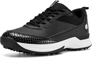 FitVille Extra Wide Golf Shoes Men Spikeless Golf Course Sneakers for Men