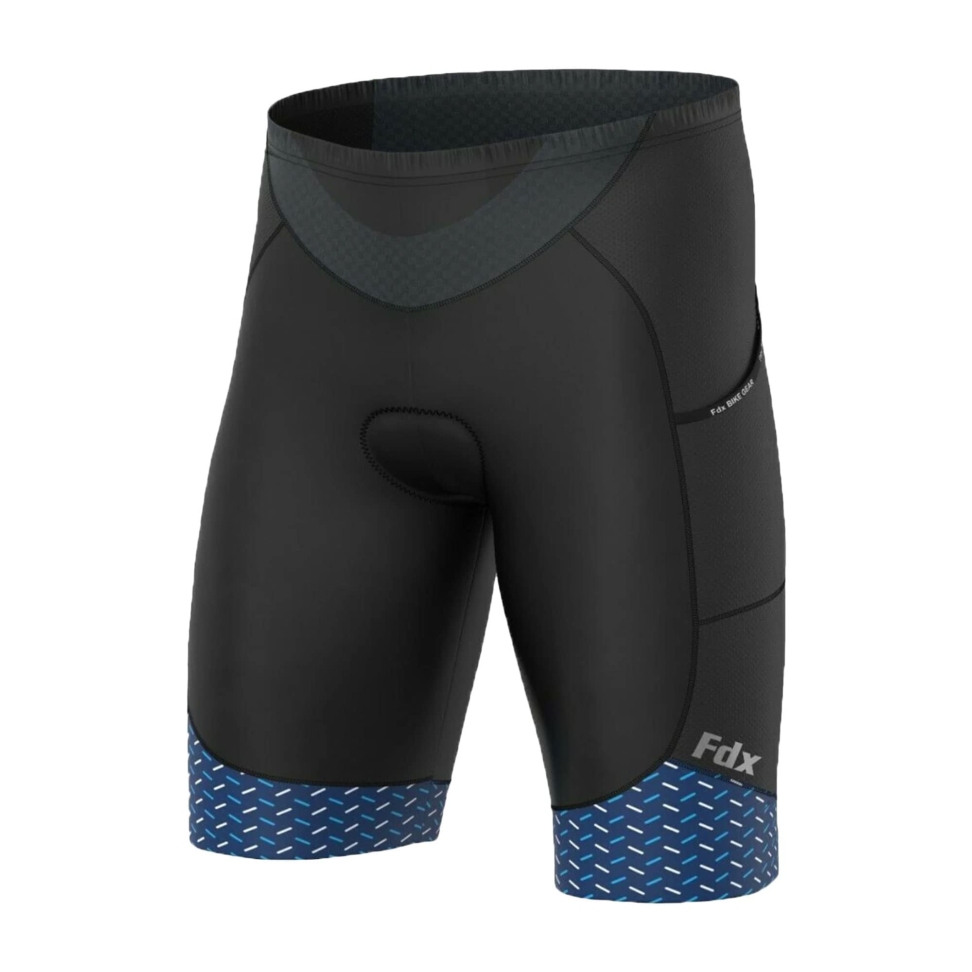 FDX Men's All Day Cycling Shorts 3D Anti-Bac Padded Bike Shorts