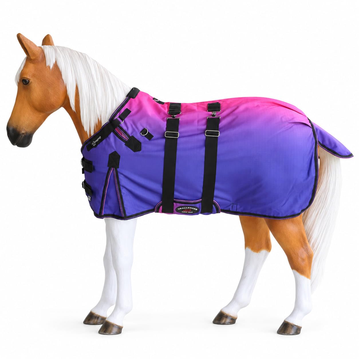 CHALLENGER 1200D Waterproof Horse Winter Turnout Blanket 400g Heavyweight | 1200