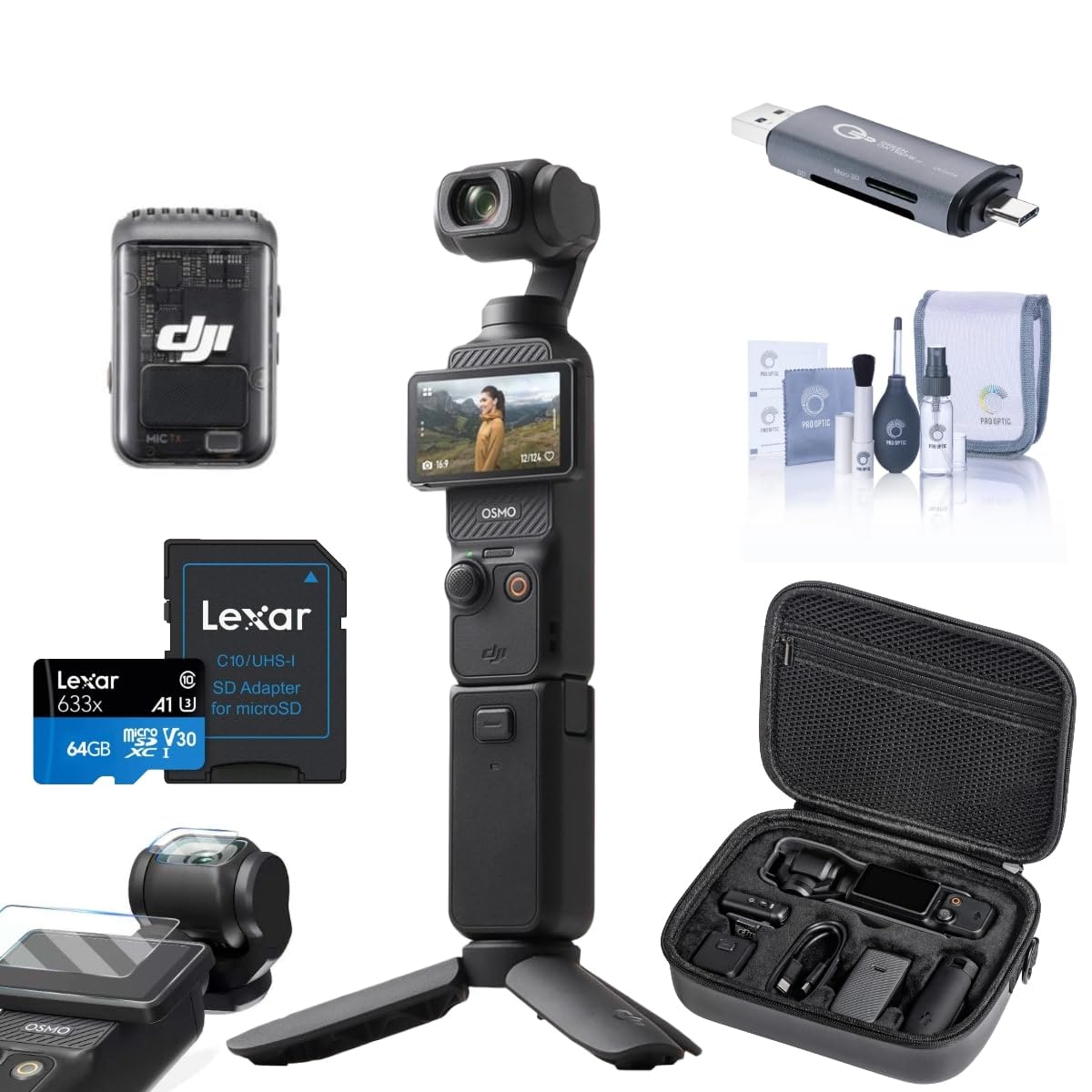 DJI Osmo Pocket 3 Creator Combo Bundle, Slinger Case (Creator Combo Bundle) | Cr