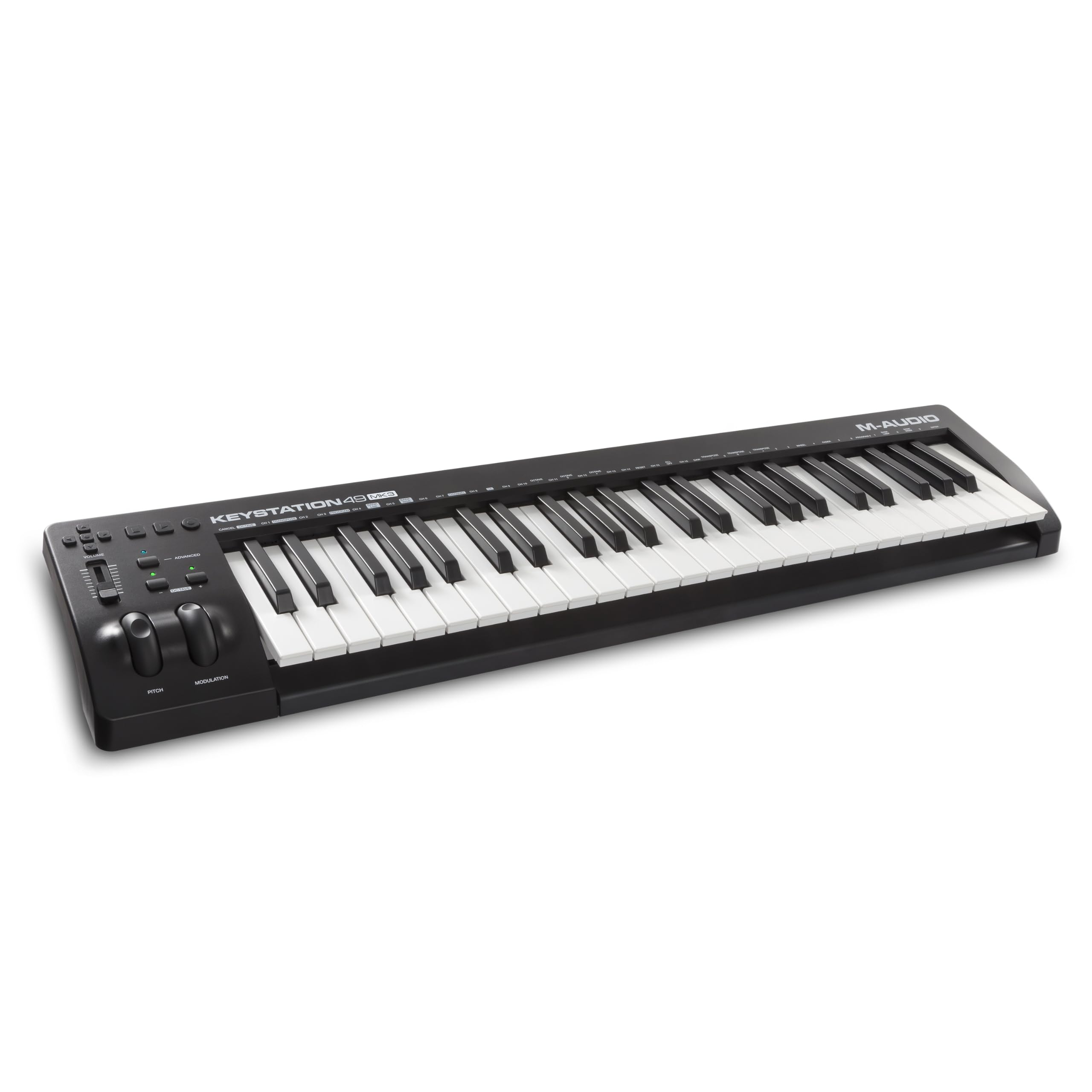 M-AUDIO Keystation 49 MK3 USB MIDI Controller | Synth-Action 49-Key Keyboard, As