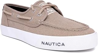 Nautica Men's Low-Top Fashion Sneakers - Lace-Up Trainers for Stylish Basketball Style and Comfortable Walking Shoes