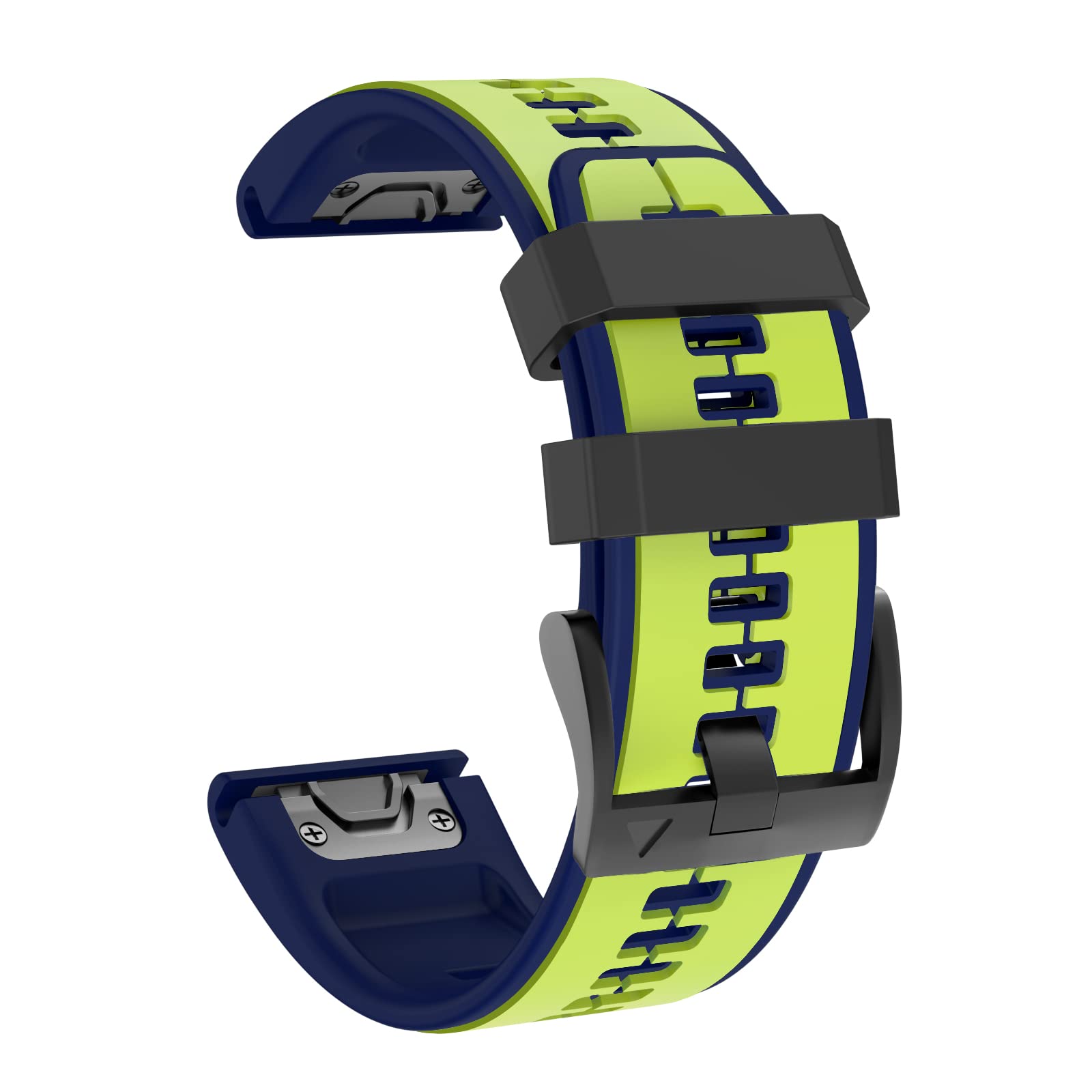 ISABAKE Strap for Garmin Fenix 7 / Fenix 6 / Fenix 5 / EPIX 2, 22mm Quickfit Sil