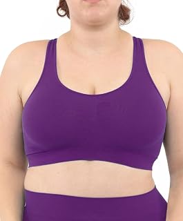 LEELA LAB Plus Size Women's Bralette, Wirefree Bra Ensures Support Without Tightening, Made with Seamless Seamless Technology - Made in Italy