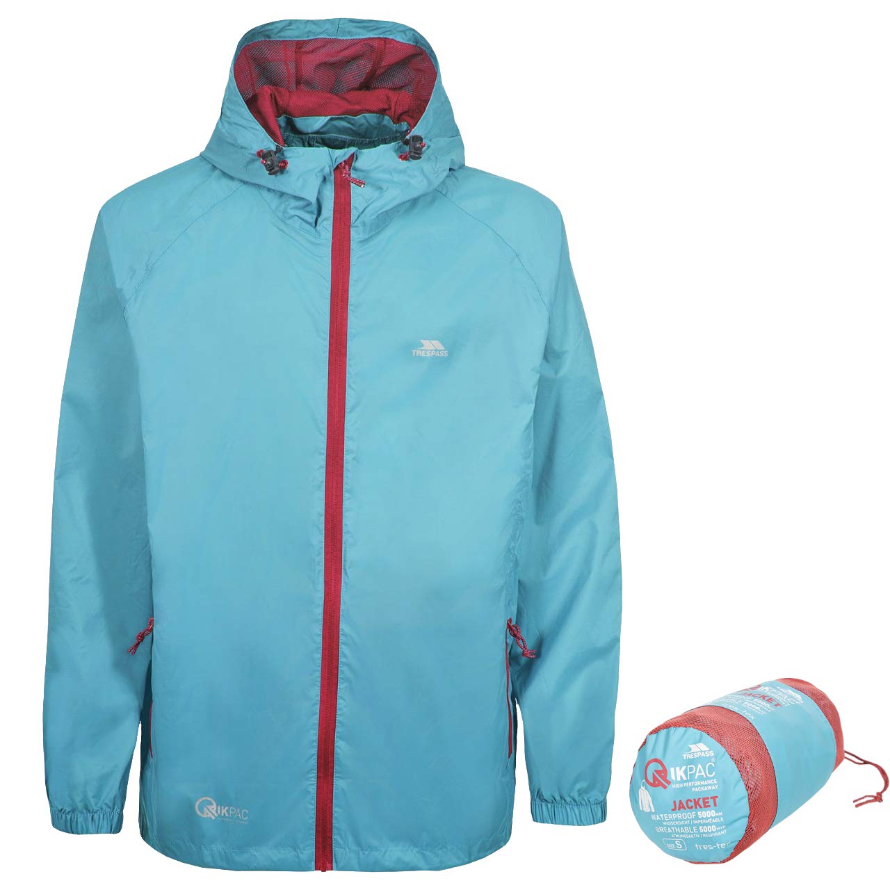 Trespass Qikpac Unisex Packaway Jacket Jkt Tp75 Unisex Adult Jacket