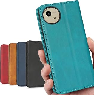 AQUOS WISH4 Case Notebook Type Wish 4 docomo SH-52E SoftBank A403SH au SHG13 Rakuten Mobile SH-M27 Ymobile A402SH SIM Free All Compatible AQUOSWISH4 Notebook AQUOSWISH4 SH52E SHM27 Cover Applicable Case iCoverCase Smartphone Case Calm Retro Color Turquoise