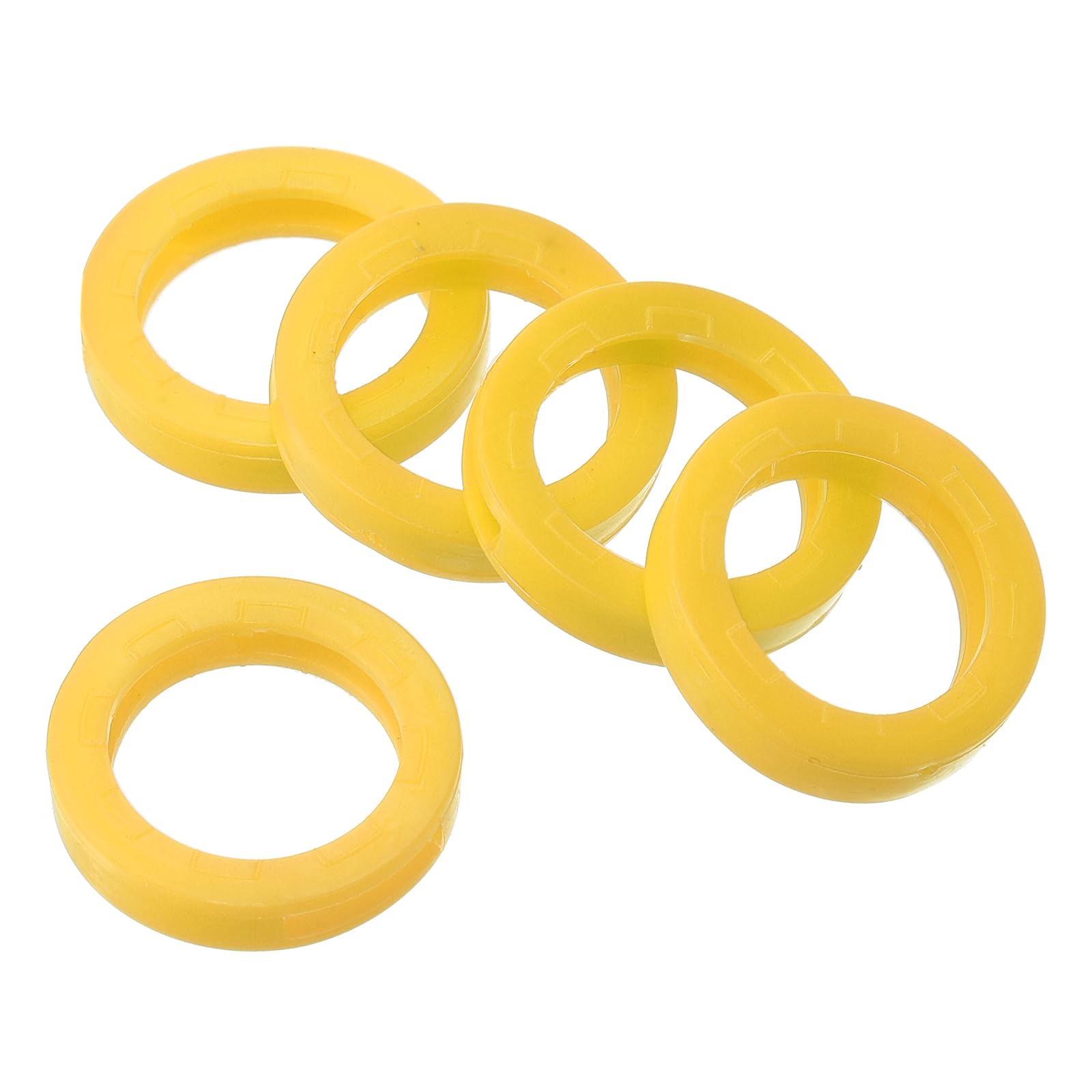 Key Cap Cover Ring, Pack of 5 0.95 inch Key Identification Cover Coding Tag Mark