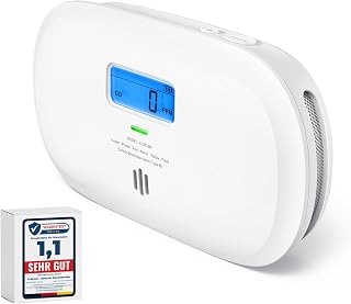X-Sense XC0C-SR Carbon Monoxide Detector, TÜV Rheinland Certified, 10 Year | TÜV Rheinland certified; 10 year sensor; replaceable battery; with test button