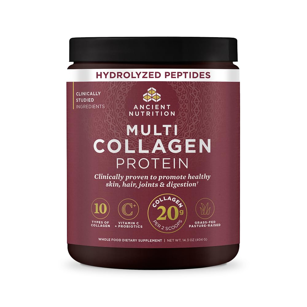 Ancient Nutrition Multi Collagen Protein, Hydrolyzed Peptides, Unflavored | Vita