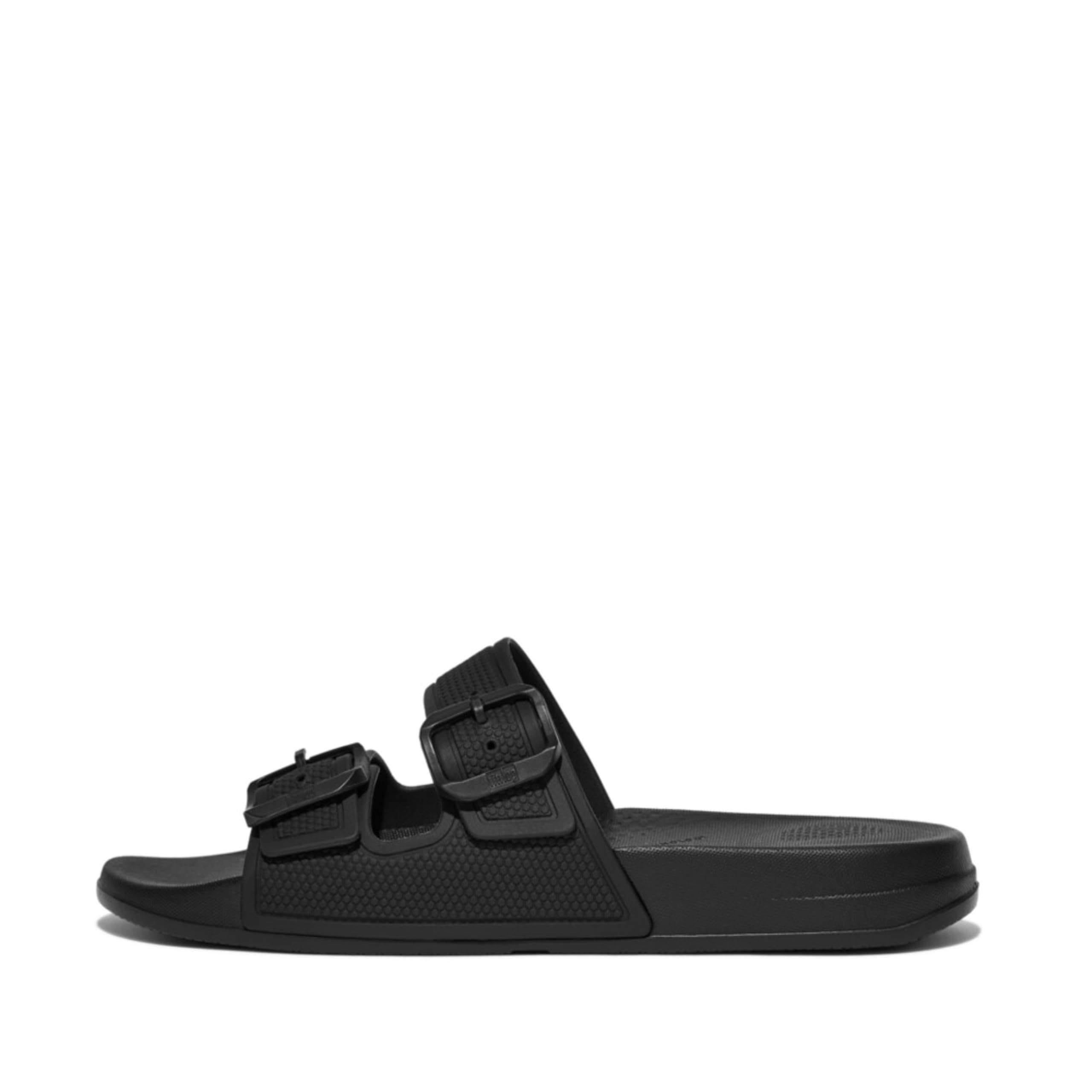 Fitflop Women's Iqushion Iridescent Two-bar Buckle SlidesSlide Sandal