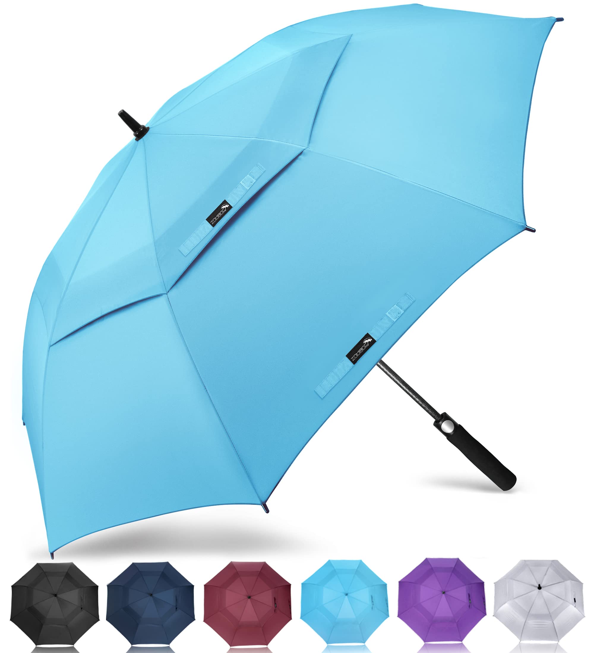 ZOMAKE Golf Umbrella Large, Windproof Big Umbrellas for Heavy Duty