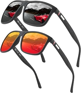 Lunettes de soleil polarisées pour hommes et femmes; cadres vintage / classiques / élégants; objectifs haute définition; golf / conduite / pêche / sports de plein air / lunettes de soleil tendance