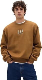 Gap Men's Crewneck Fleece Sweatshirt with Logo
