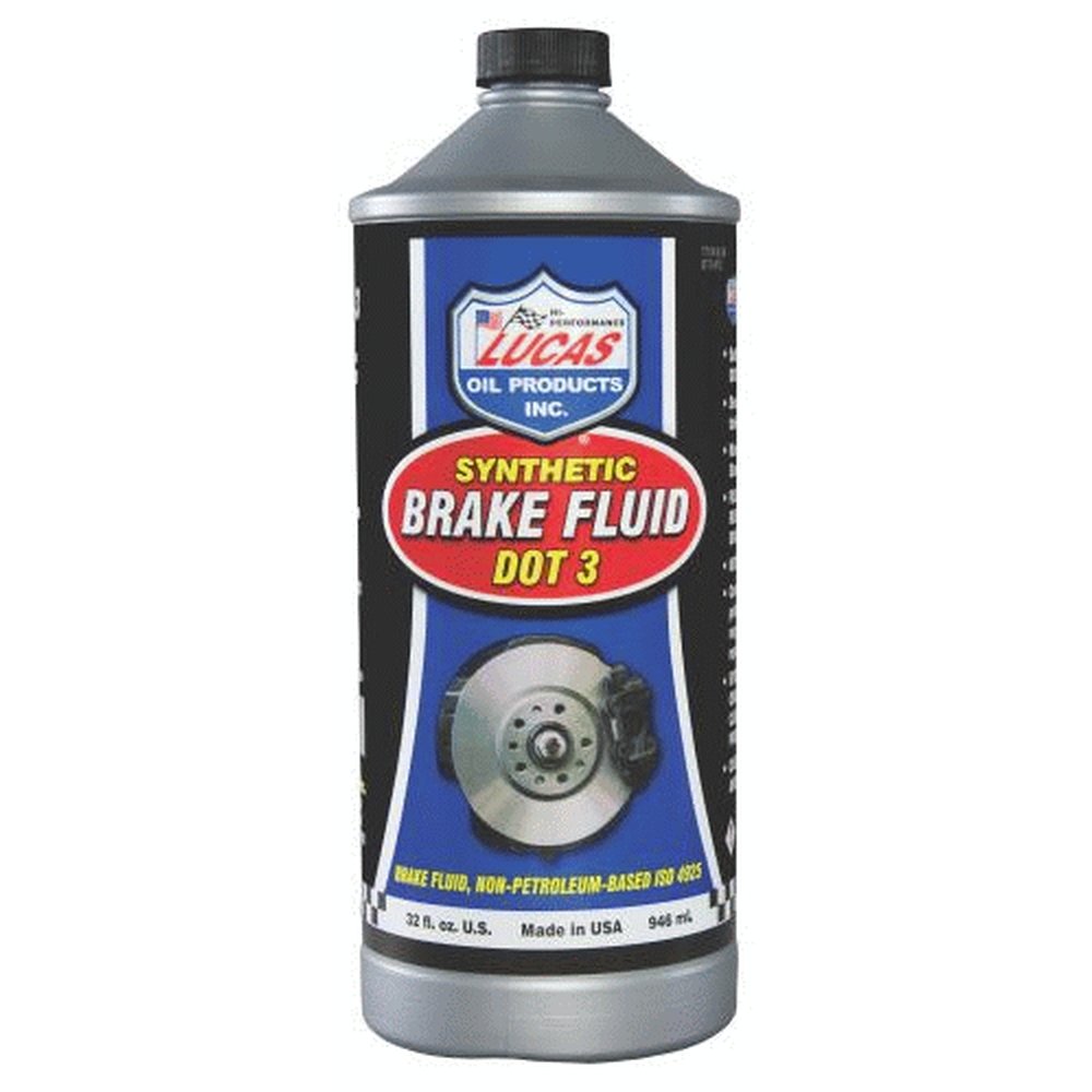 Lucas Oil 10826-12PK Brake Fluid - 1 Quart, (Pack of 12)