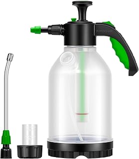 VIVOSUN 50oz Pump Sprayer, Portable Water Spray Bottle | for Spraying Plants, Flowers, Weeds and Cleaning, Hand Pump with Side Filling Port, Measuring Cup, Adjustable Nozzles