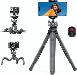 Lamicall Mobile Phone Tripod, Mini Tripod for Smartphone Tripod, Mobile