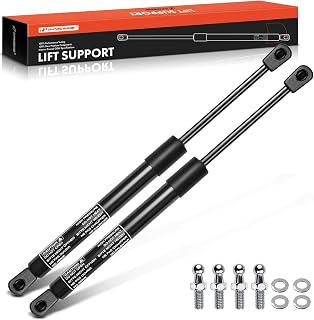 A-Premium 14 inch 24lb 14" Lift Supports Gas Prop Spring Shock Struts | for Leer Camper Shell Truck Topper Canopy Door Window RV Storage Bed Tonneau Cover Toolbox Snugtop Cabinets Floor, Set of 2