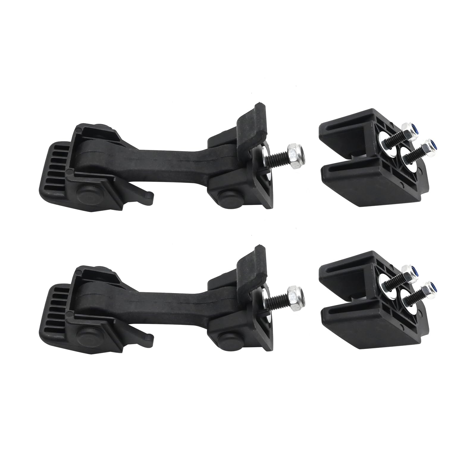 Saihisday 1 Pair Hood Hold Down Latch Replacement for Jeep Wrangler JK 3.8L V6 G