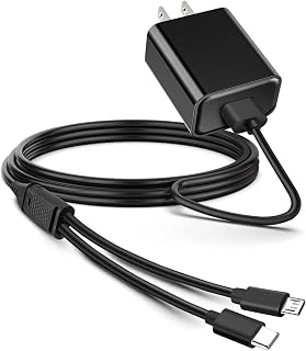 10ft 18W Fast Charger for Kindle Fire, Kindle Paperwhite Fire Tablet, Kindle Oasis e-Reader, Motorola, Nintendo Switch, Samsung Galaxy, LG, Google Pixel Android Phone Charging Cable