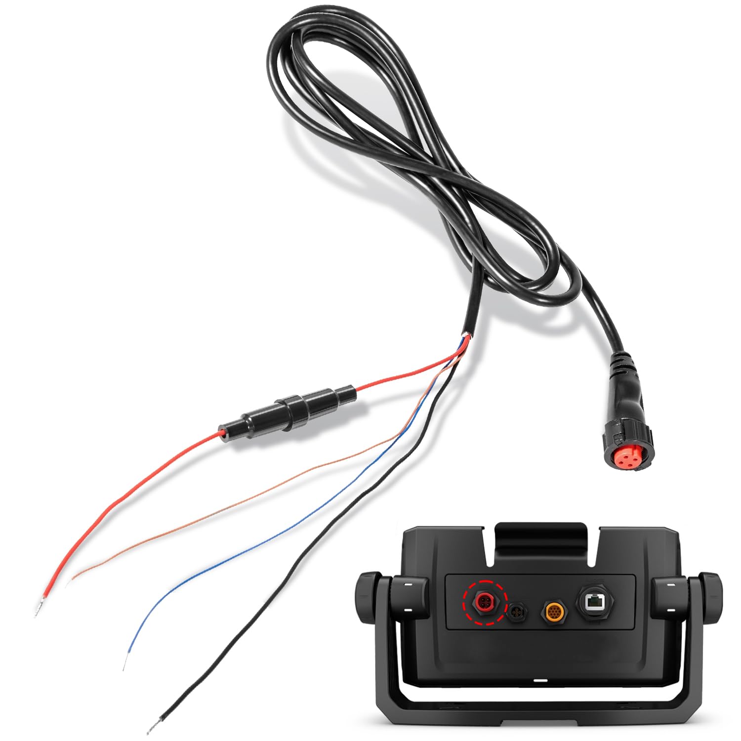 yourour [Upgraded Version] 010-12445-00 Power/Data Cable Threaded 4-Pin | Fits f