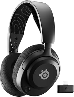 SteelSeries Arctis Nova 5 Wireless - Gaming Headset for PC, PS4/5, Mobile - 100+ Audio Presets via App - Neodymium Magnetic Drivers - 60H Battery - 2.4GHz or BT - ClearCast Gen2.X Mic