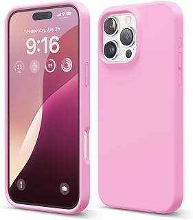 elago Liquid Silicone Case for iPhone 16 Pro Max Hot Pink
