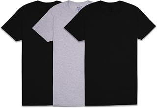 Fruit of The Loom Men's Crew Tee Undershirts, Moisture Wicking & Tag Free, Also Available in Big & Tall