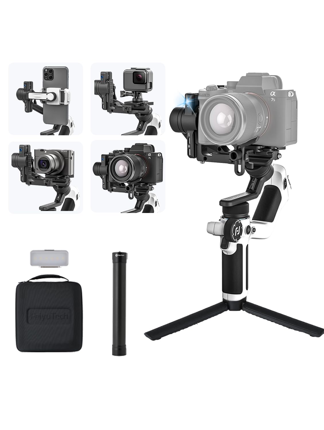 FeiyuTech SCORP Mini 2 Combo Camera Gimbal with Built-in AI Tracking | All-in-on