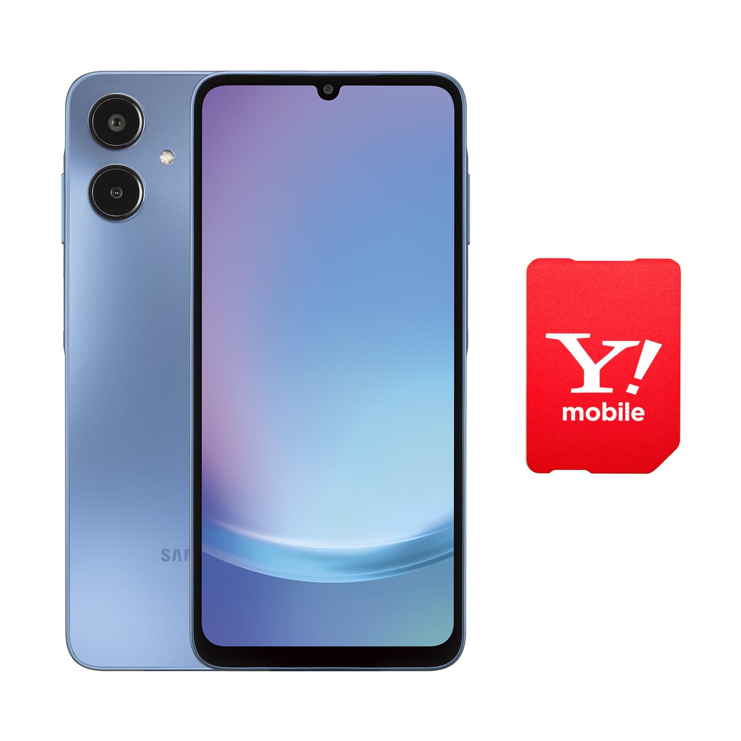 Galaxy A25 5G x Y Mobile SIM Set Blue [New Application Simple 3M / L Exclusive] 