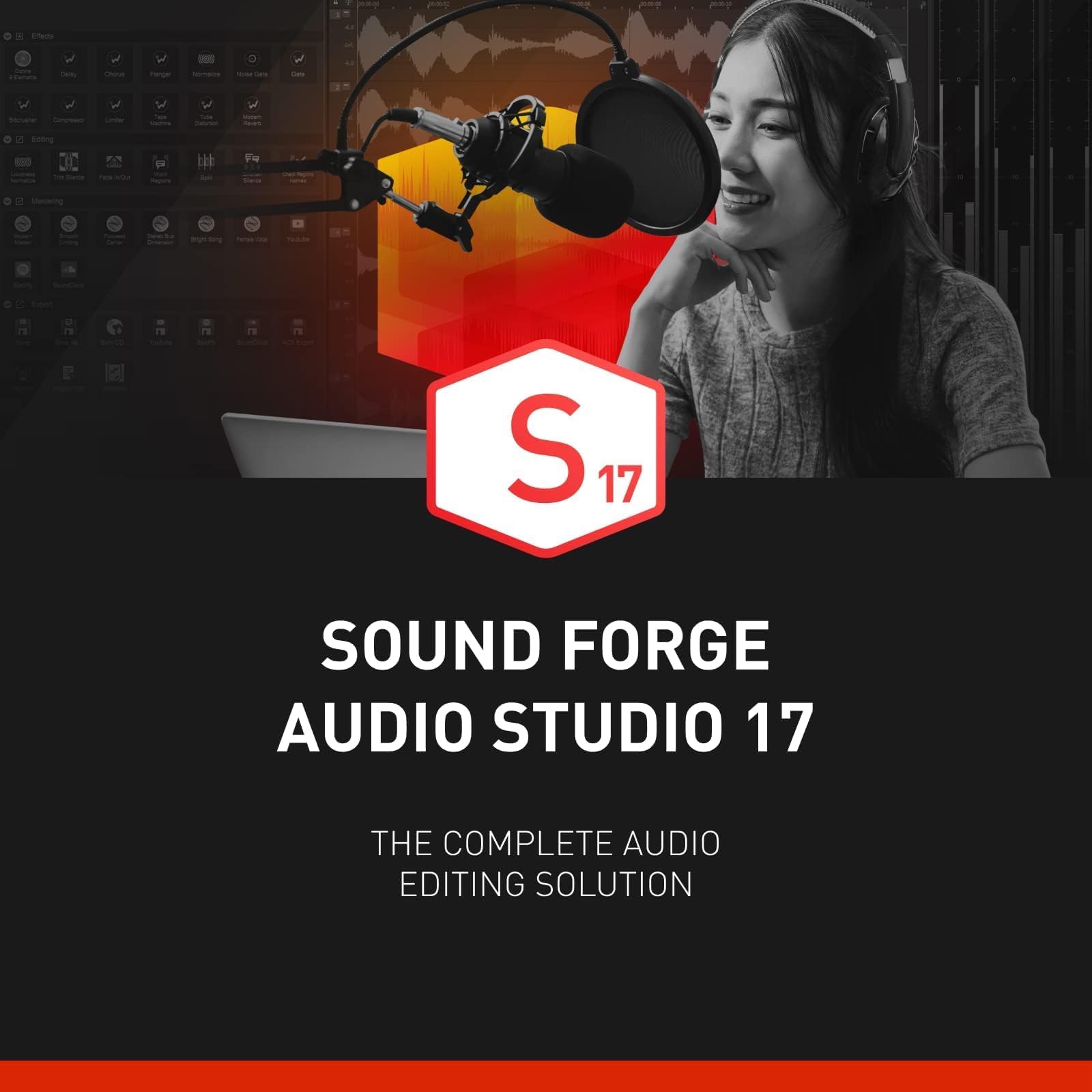 SOUND FORGE Audio Studio 17 - The multi-talent for recording, audio editing, res