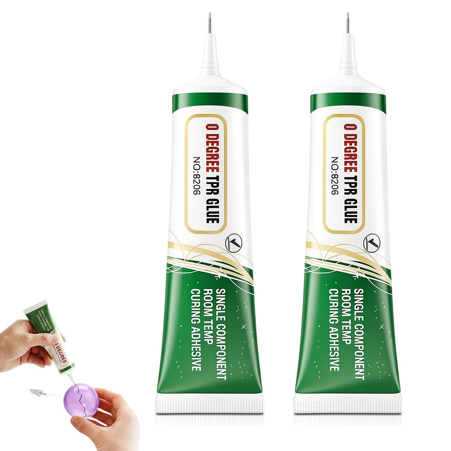 Squishy Glue, Clear Silicone Repair Adhesive | Fast Bond Flexible Waterproof Glu