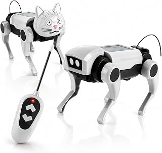 Zigo 2-in-1 Robot Dog and Robotic Cat Remote Control Walking Animal Building Set Smart Interactive RC Pet for Ages 14 Plus