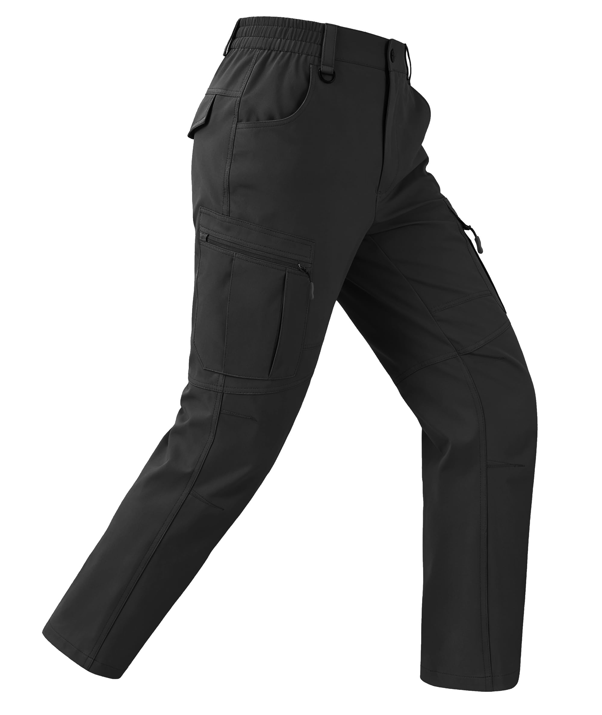 Mens Hiking Pants Waterproof Cargo Work Pants Lightweight Nylon Quick Dry Outdoo