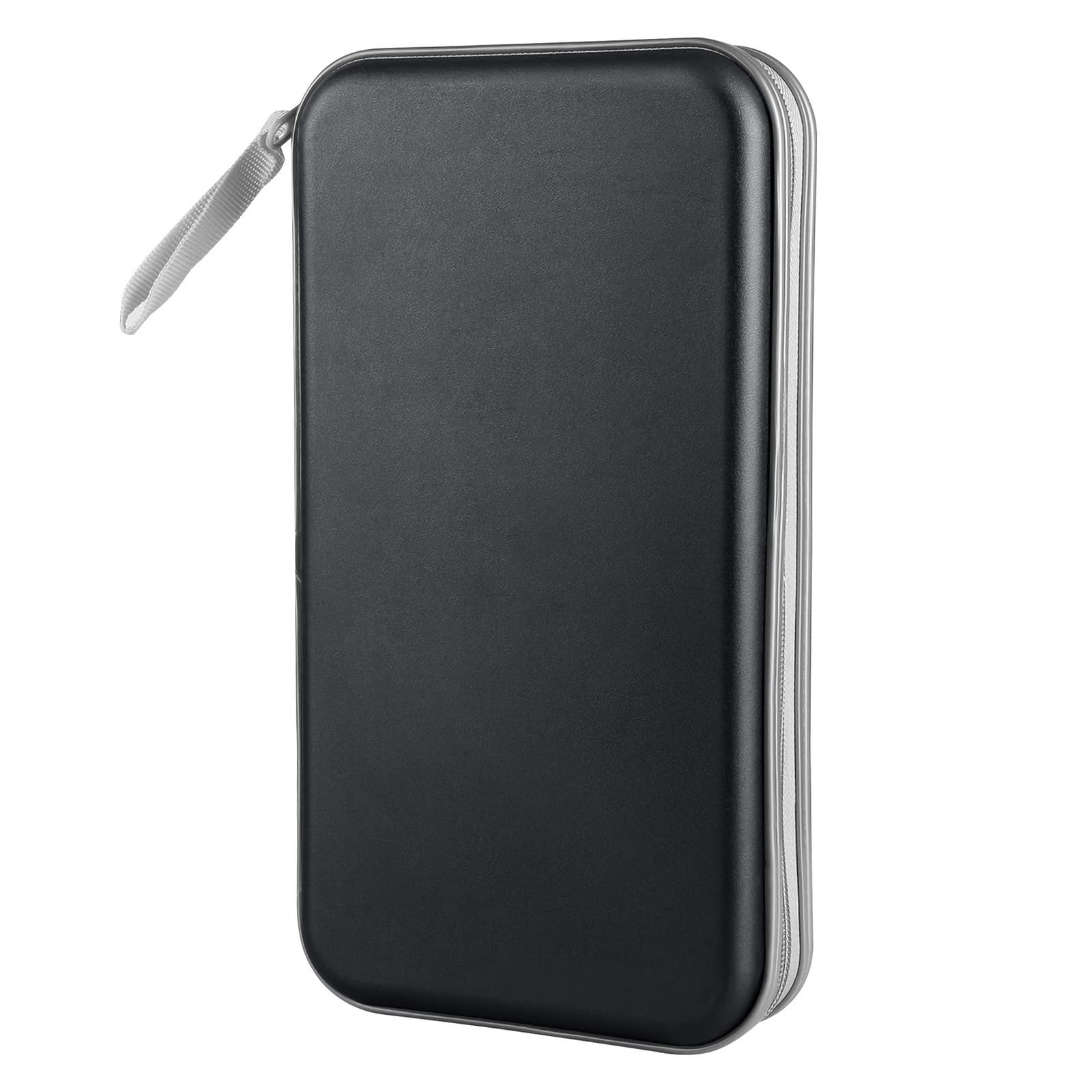 Siveit CD DVD Cases 96 Capacity Disc Storage Binder for Car(Black) | Hard Plasti