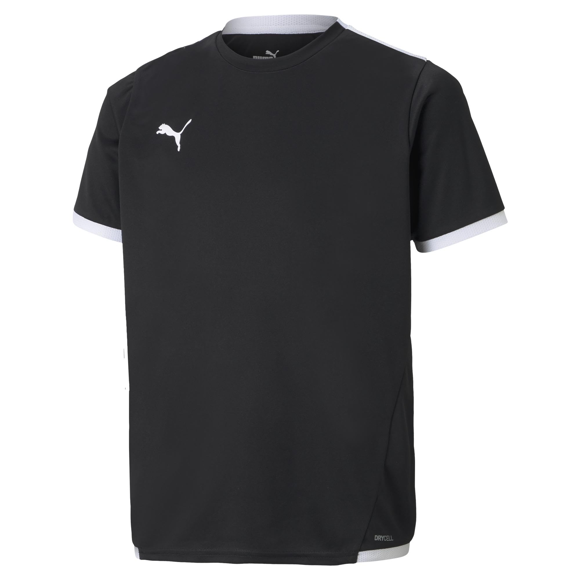 PUMA Kids' TeamLIGA Jersey, Black White, Medium