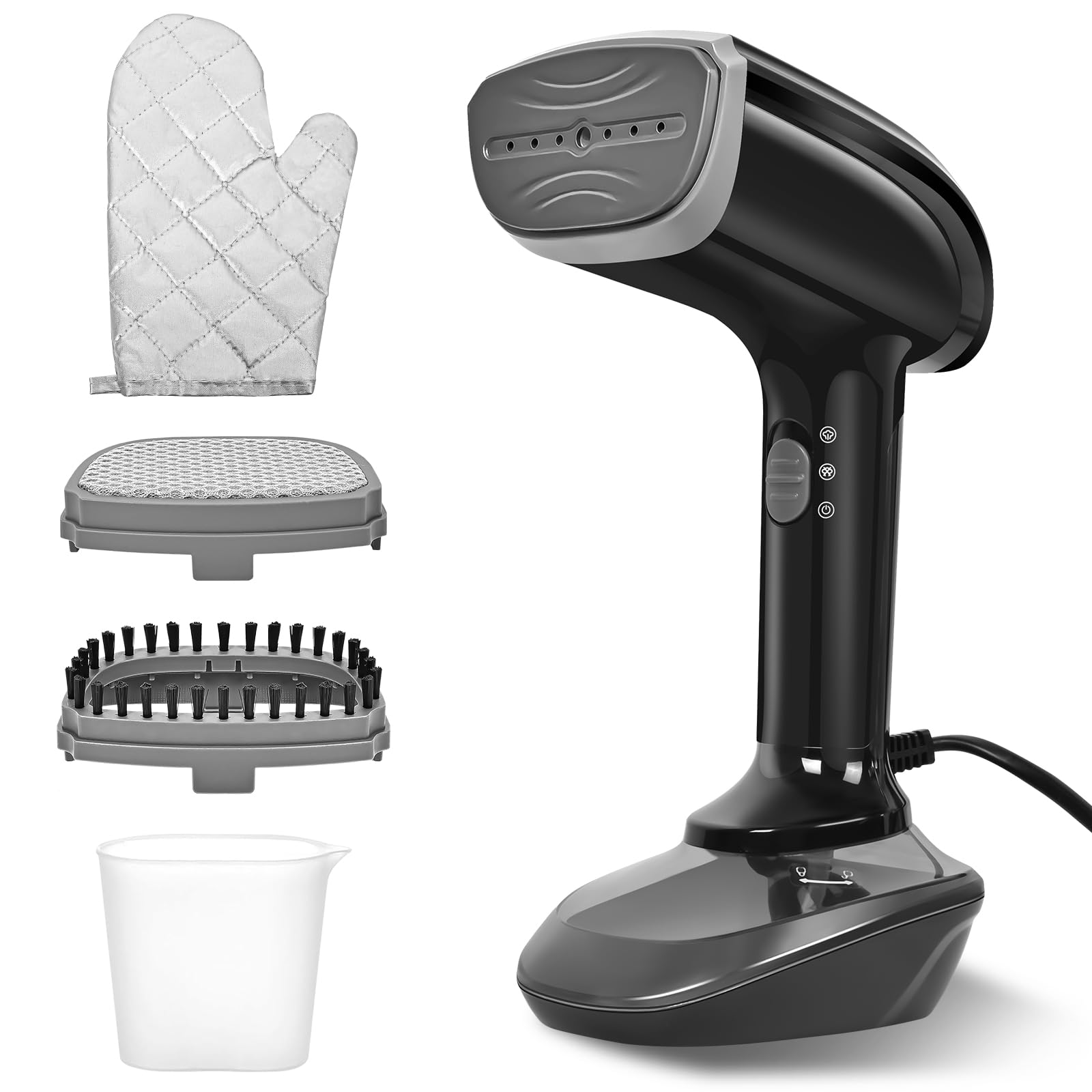 1800W Powerful Steamers Clothes, Professional Hand Held Garment Clothes Steamer 