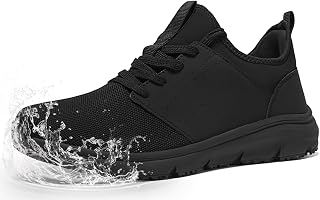 Non Slip Waterproof Shoes for Men Slip On Work Trainers Food Service Restaurant Kitchen Chef Shoes Lightweight Comfort Walking Sneakers