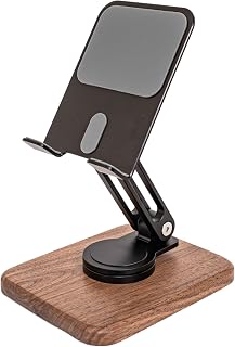 Smartphone Stand, Black, Maple Style, Wood