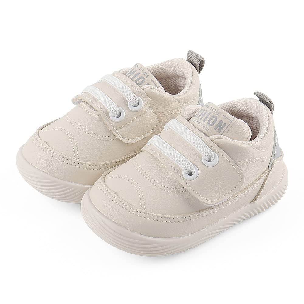 LACOFIA First Steps Baby Shoes with Non-Slip Rubber Sole
