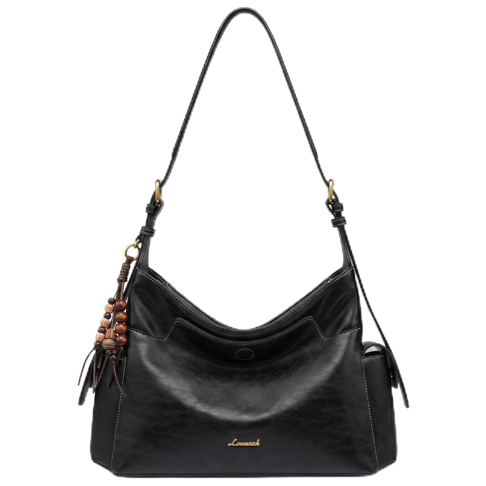 LOVEVOOK Sac à main Hobo pour femme, sac à main à bandoulière en cuir synthétiqu