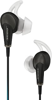 Bose QuietComfort 20 Acoustic Noise Cancelling Headphones, Compatible with Apple Devices, Black (Renewed)