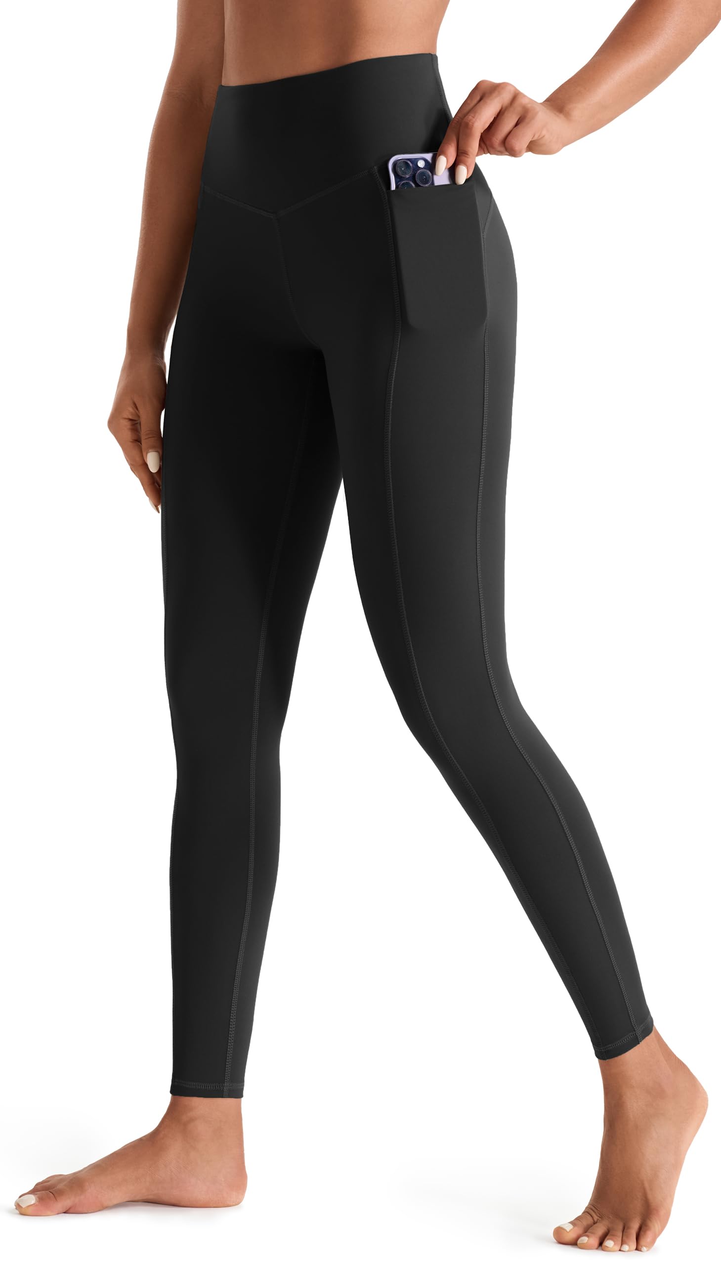 JOYSPELS Womens High Waist Gym Leggings with Pockets, Full-Length & Capri | Yoga