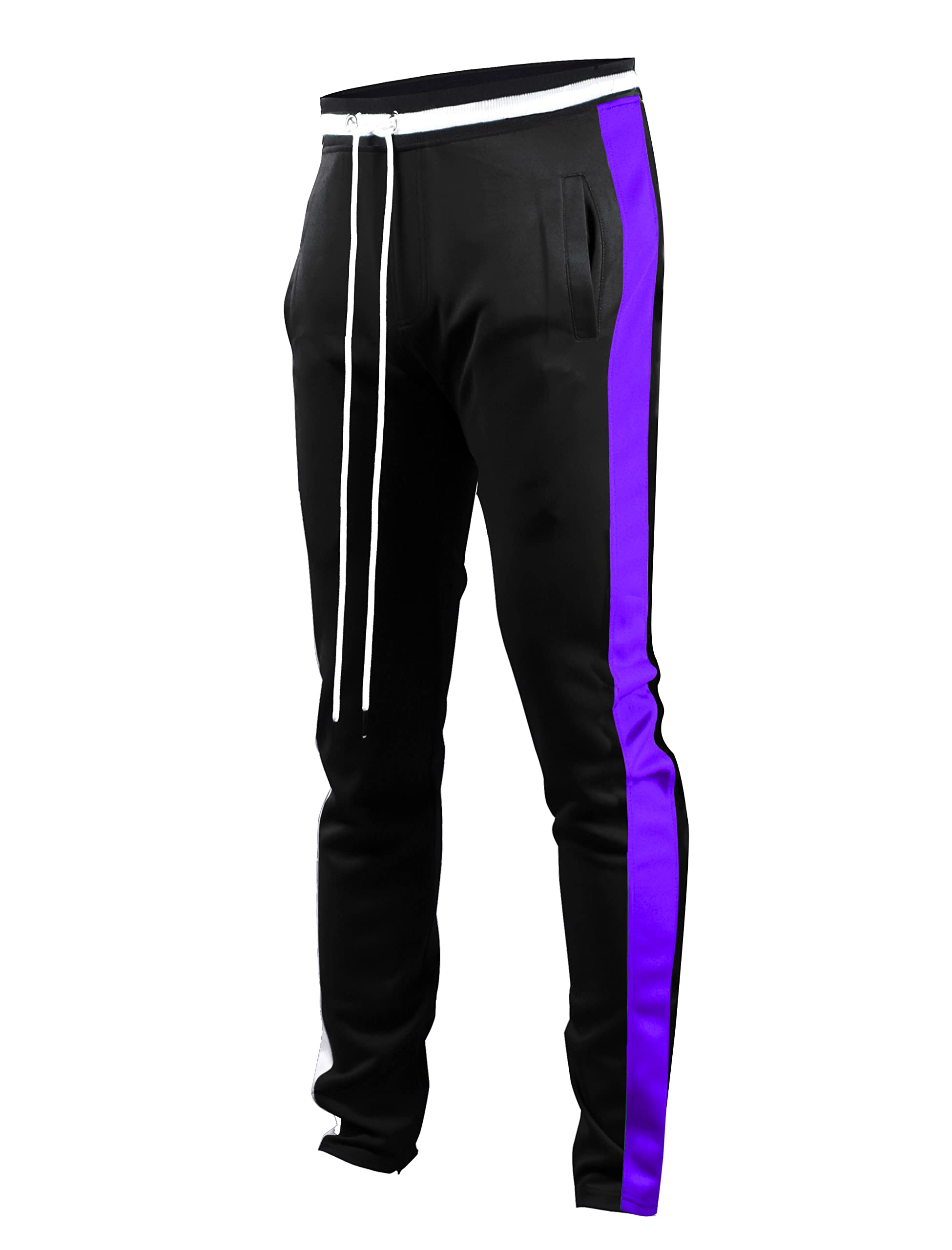 SCREENSHOT -S41700 Men's Hip Hop Premium Slim Fit Comfort Track Pants, Athletic 