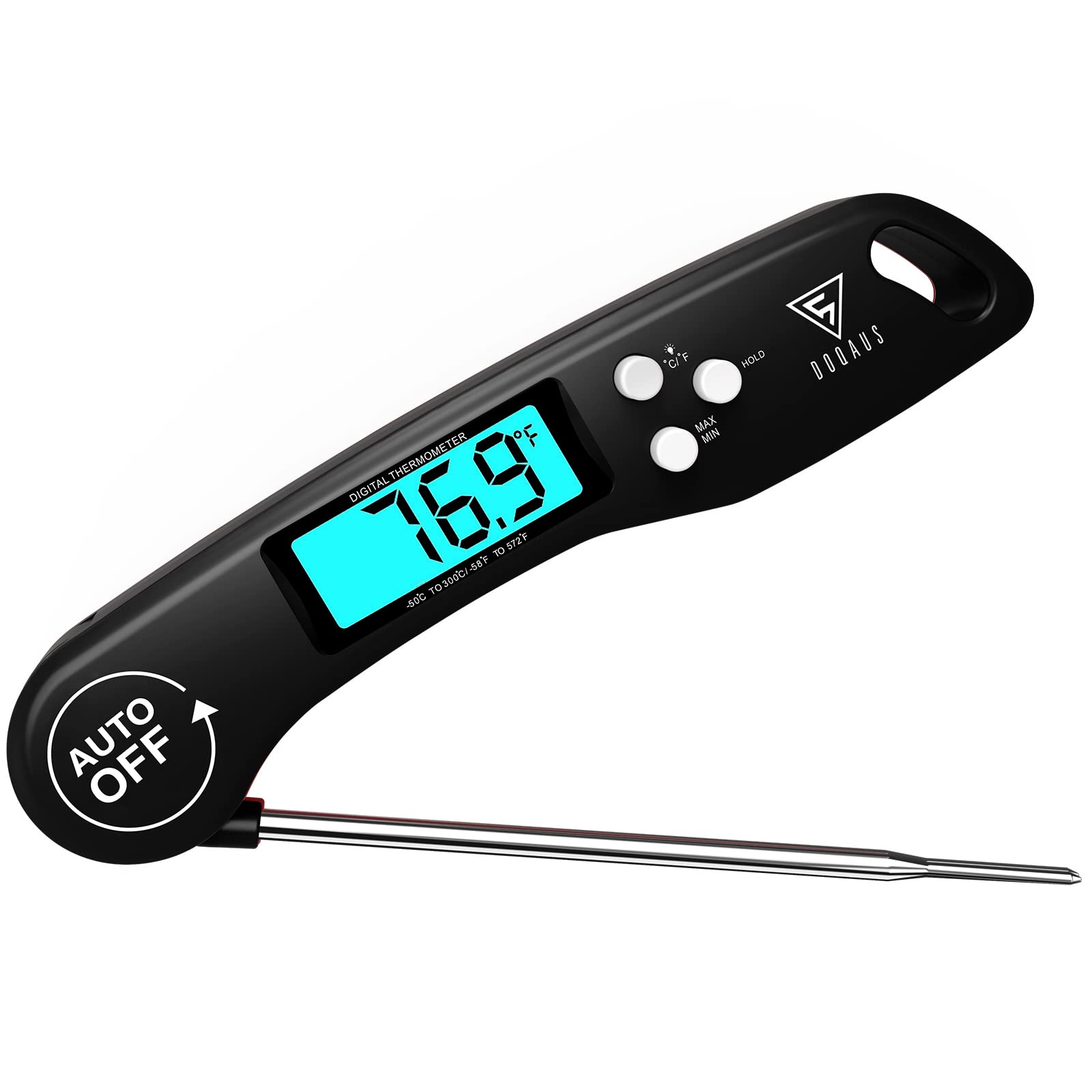 DOQAUS Meat Thermometer Digital – Instant Read Food Thermometer for Cooking | Ba