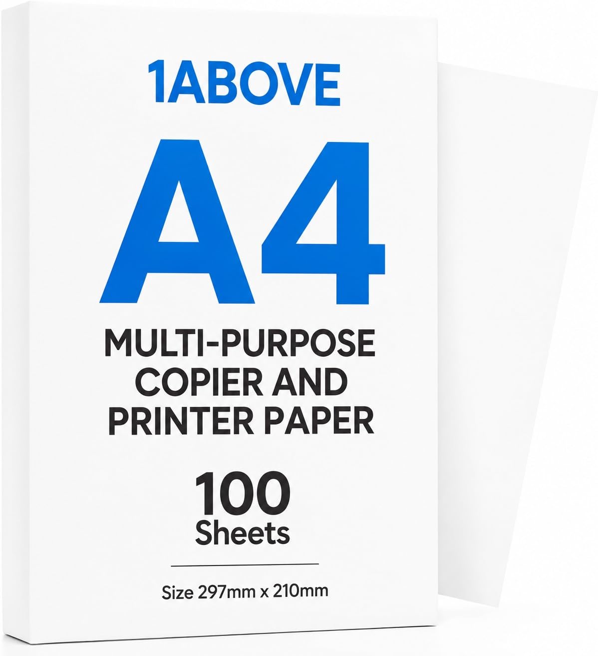A4 Multipurpose White Copy Paper for Printer, Copier, Office, Home & Craft Use (