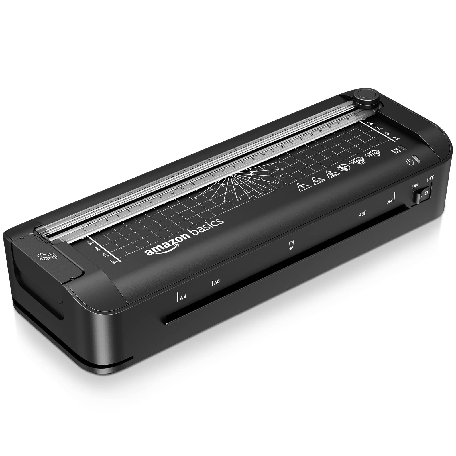 Amazon Basics 3 in-1 A4 Thermal Laminator with Trimming, Punching, Corner Roundi