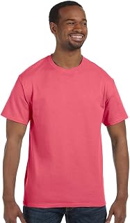 Gildan Men's Ultra Cotton Crew Neck Short Sleeved T Shirt Top Classic Item Men's
