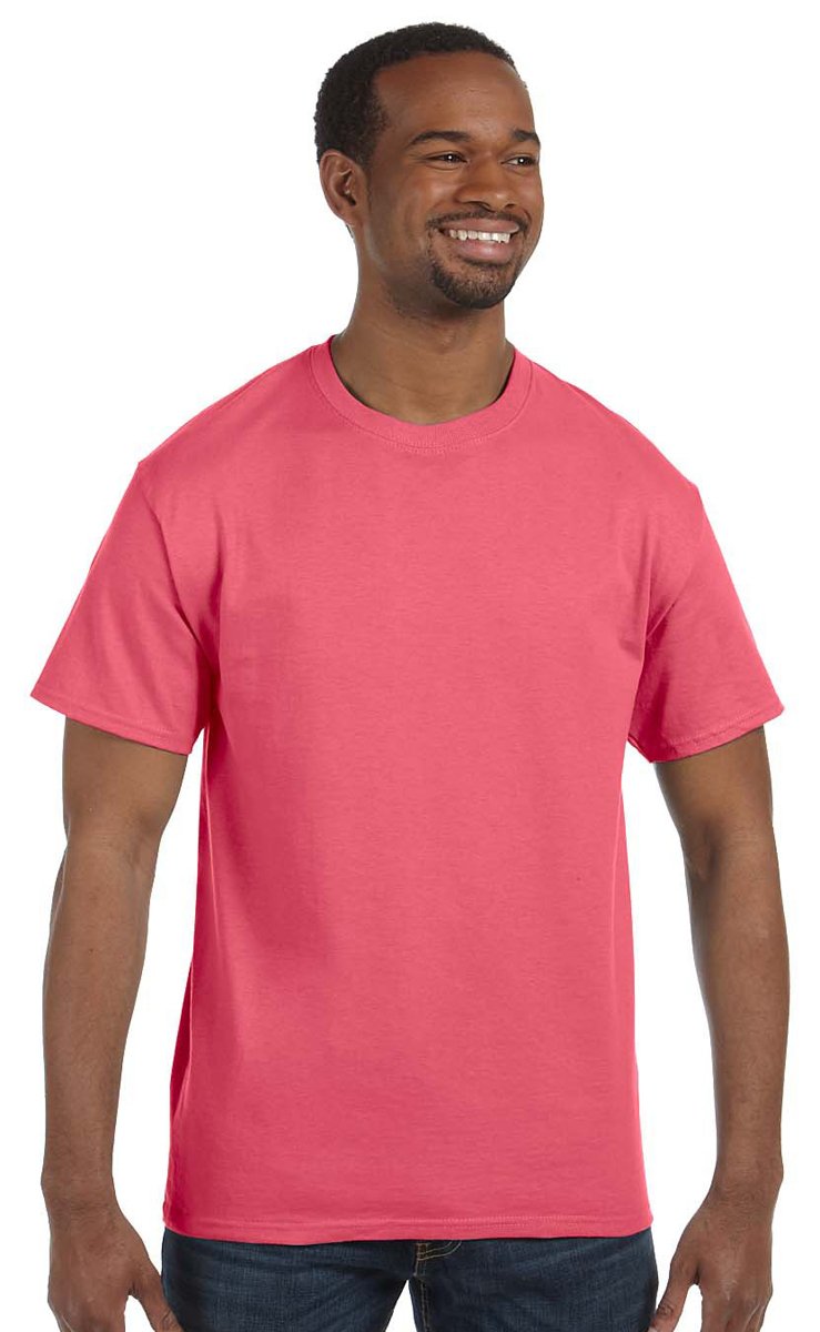 Gildan Men's Ultra Cotton Crew Neck Short Sleeved T Shirt Top Classic Item Men's